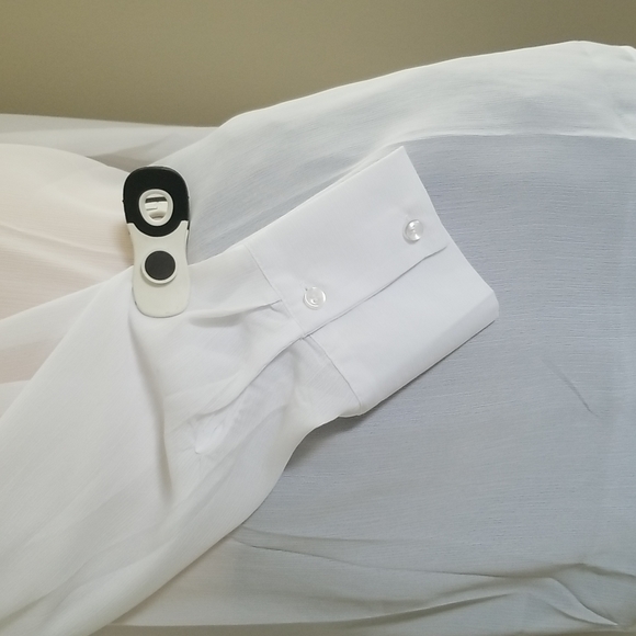 Clean Lines Sheer Blouse - Picture 6 of 9